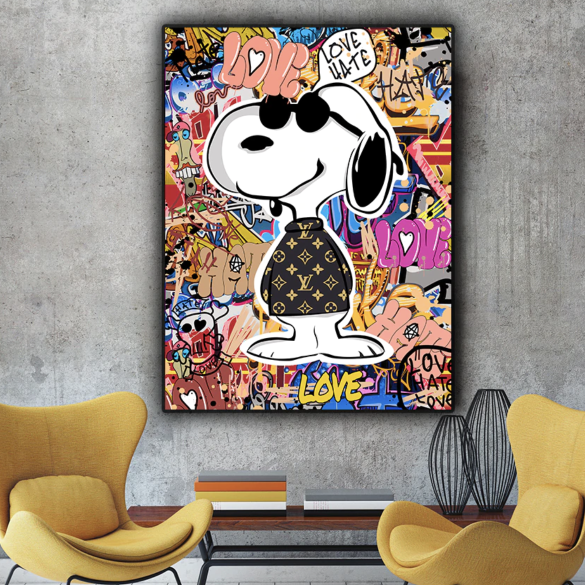 Schilderij Designer Snoop (Canvas)